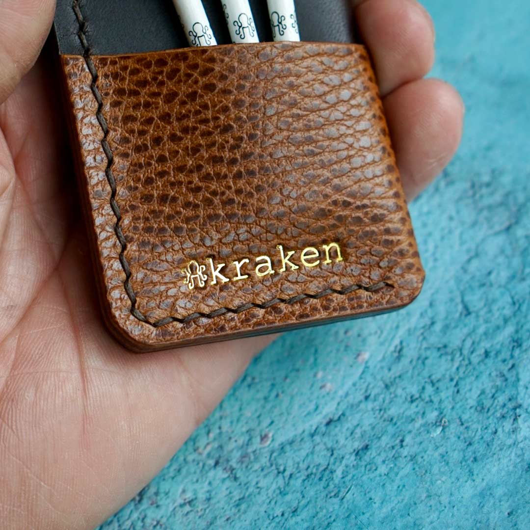 Fred Leather Tool Holder –- U.S. Open Edition in Walnut and Whiskey leather