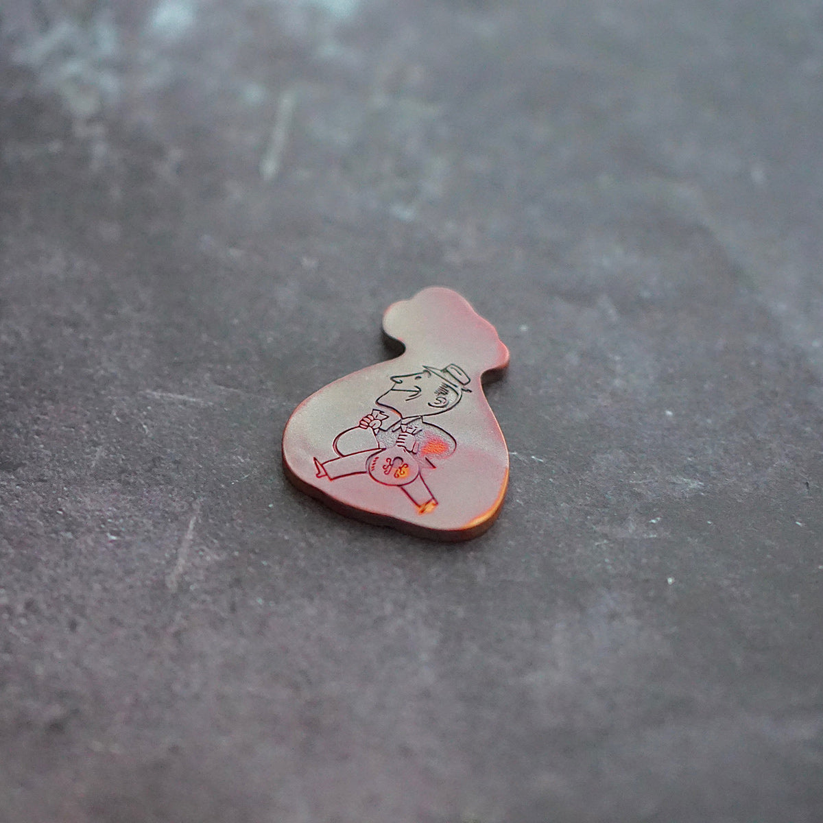 Torched Copper Money Bag Marker
