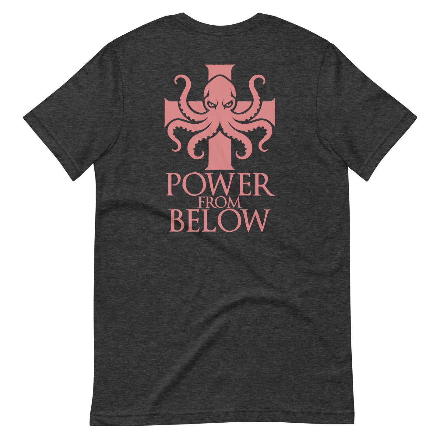 Power From Below Tee 🐙 - Streetwear That Slaps by Kraken Golf