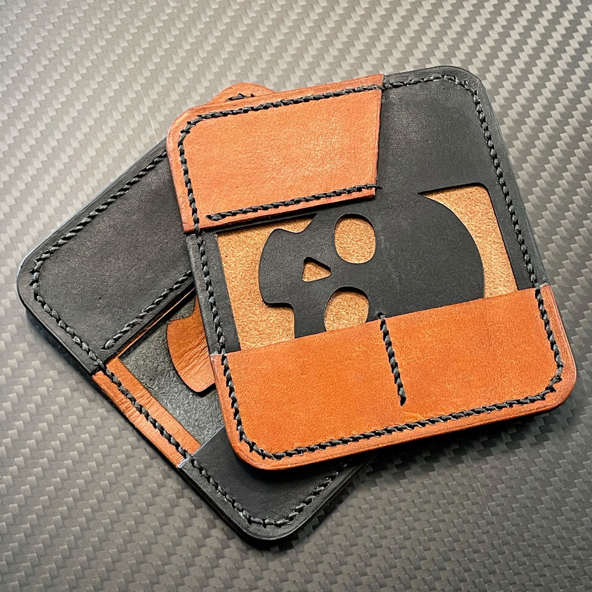 Arnold Leather Tool Holder - Skull Inlay