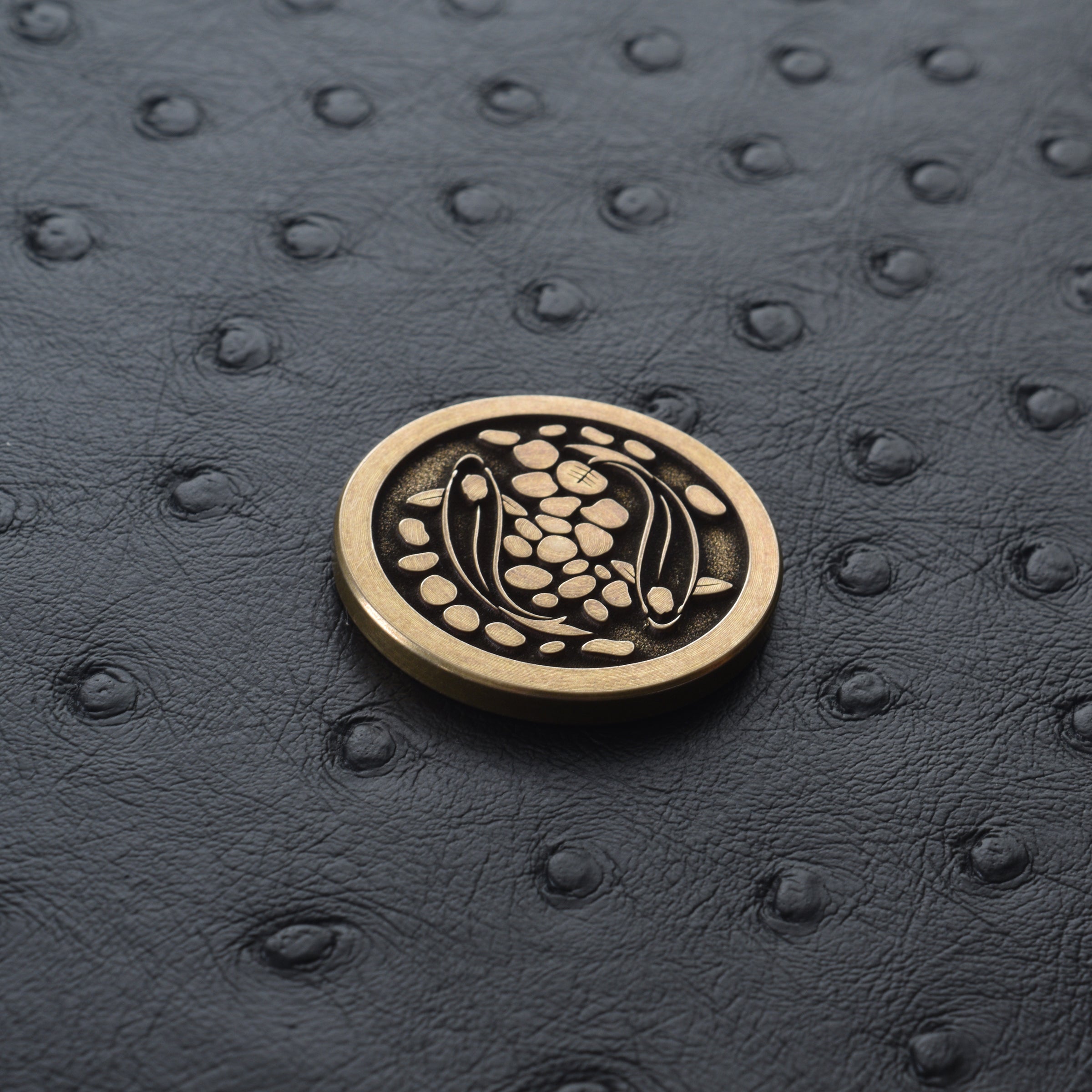 Koi Pond Ball Marker - Brass - 1st Edition