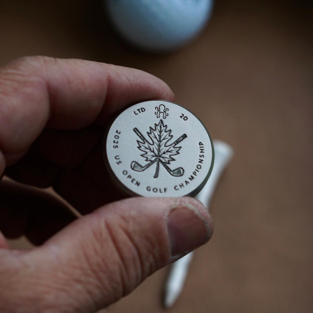 Artisan golf ball marker for 2025 U.S. Open - limited run of 20