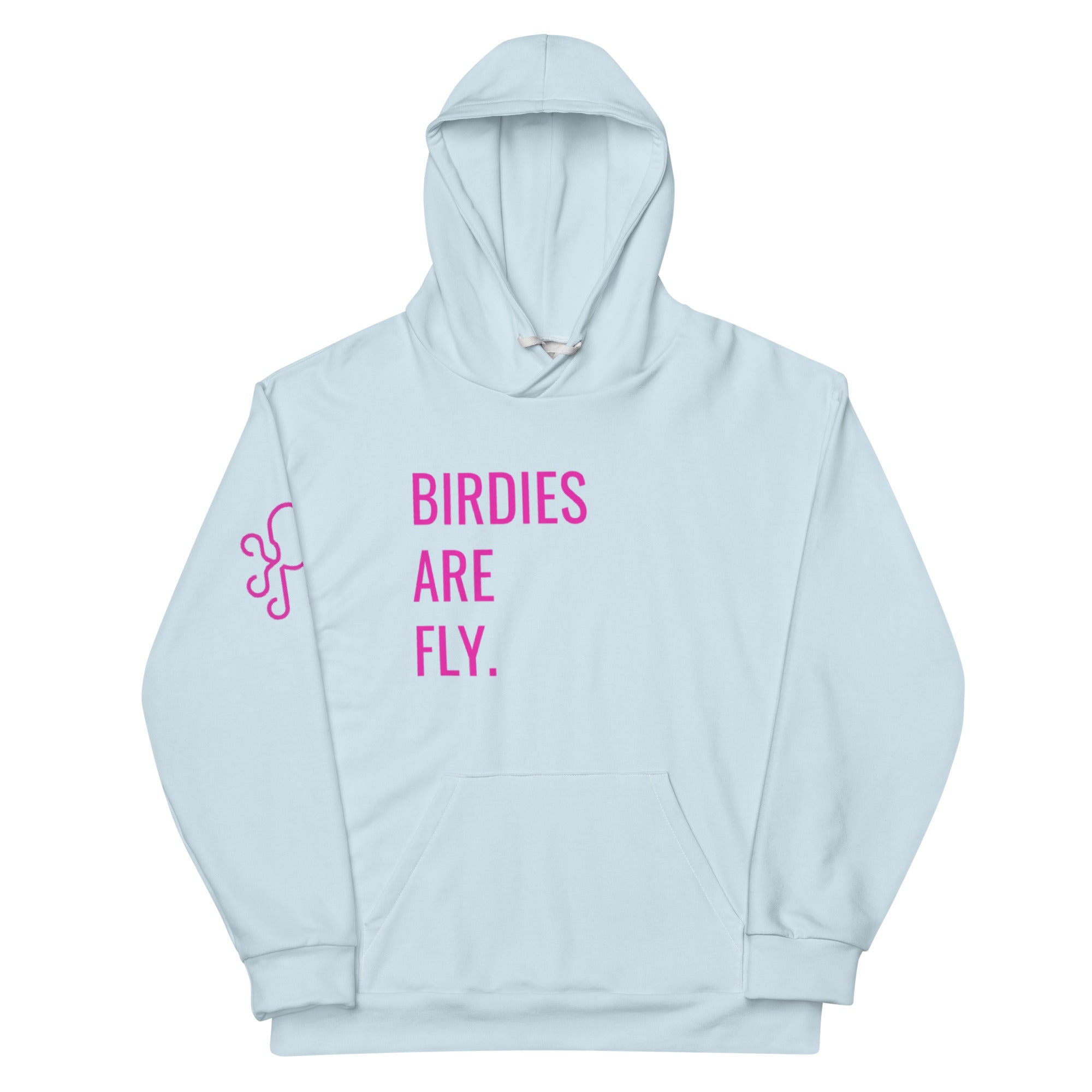 BIRDIES ARE FLY Hoodie - Bay Blue - Kraken Golf