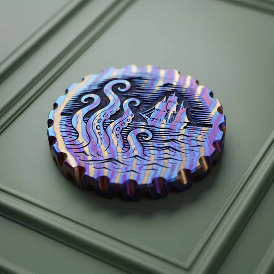 The AWAKENING - Timascus Golf Ball Marker