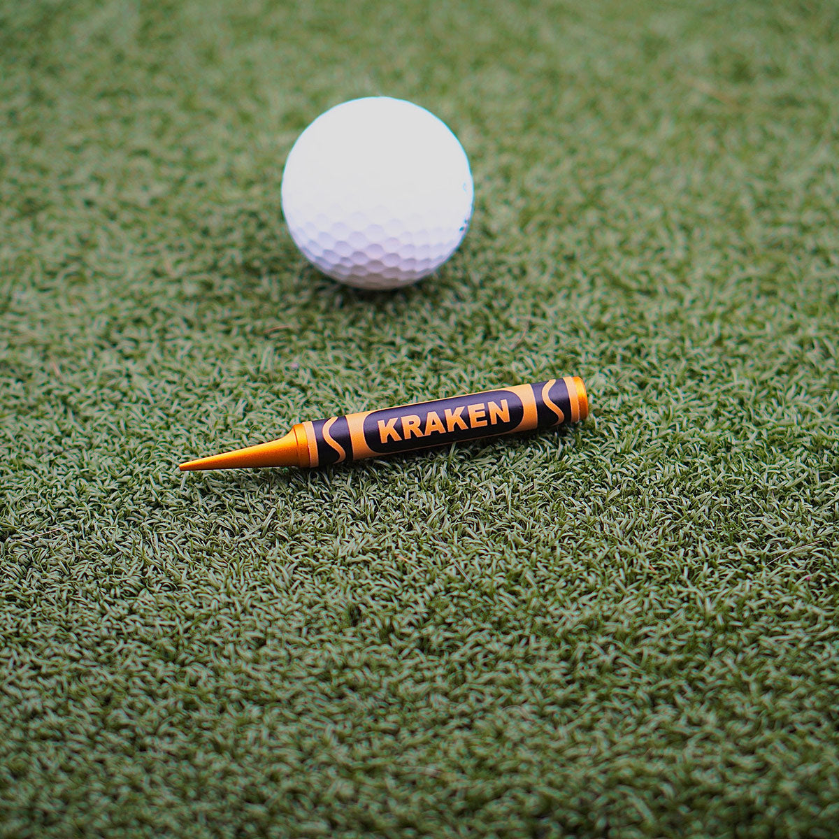Beaten to a Pulp - Orange Crayon Divot Tool - Kraken Golf