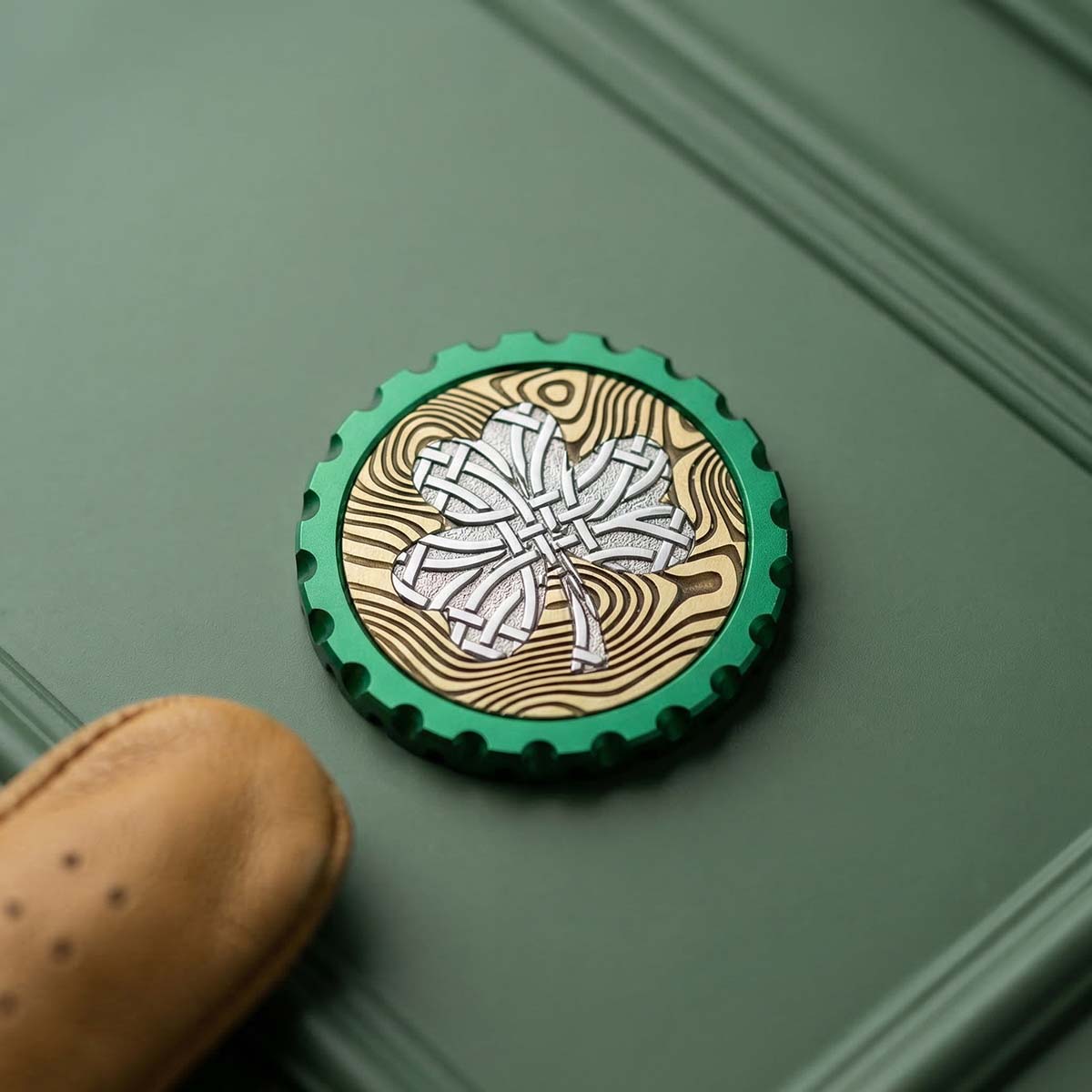 Blacklist 023 2026 St. Patrick’s Day marker by Kraken Golf