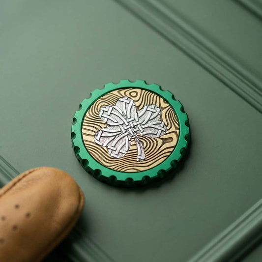 Blacklist 023 2026 St. Patrick’s Day marker by Kraken Golf