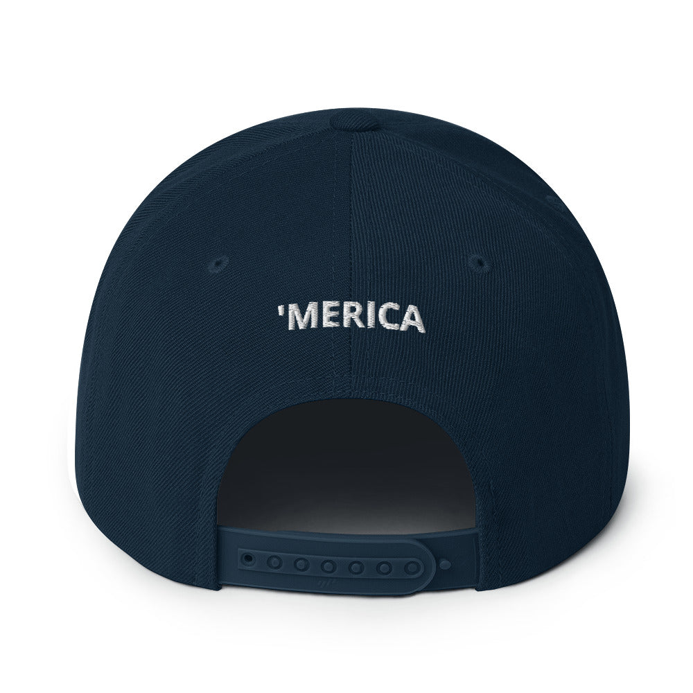 'Merica Kraken Snapback Hat - Kraken Golf