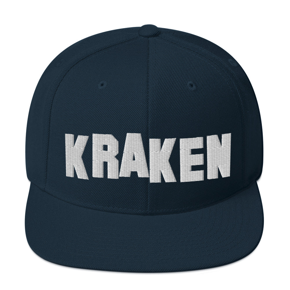 Kraken Navy Snapback Hat - Kraken Golf