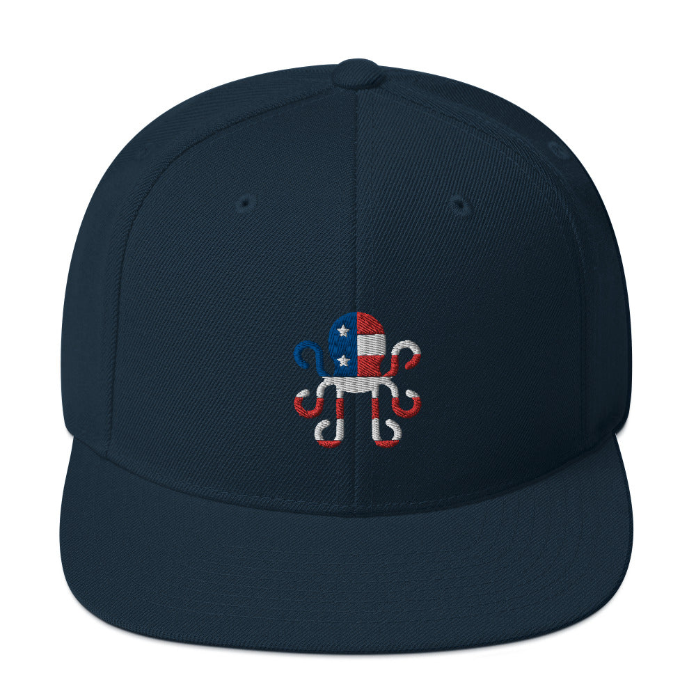'Merica Kraken Snapback Hat - Kraken Golf