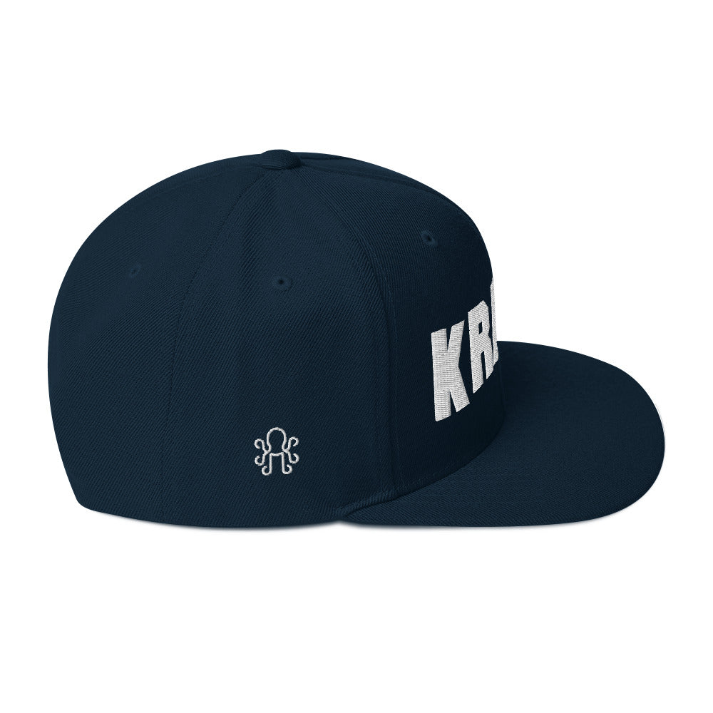 Kraken Navy Snapback Hat - Kraken Golf