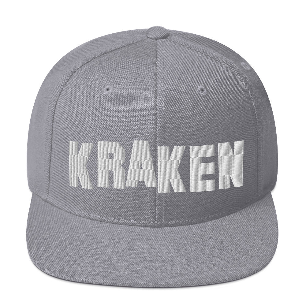 Kraken Gray Snapback Hat - Kraken Golf