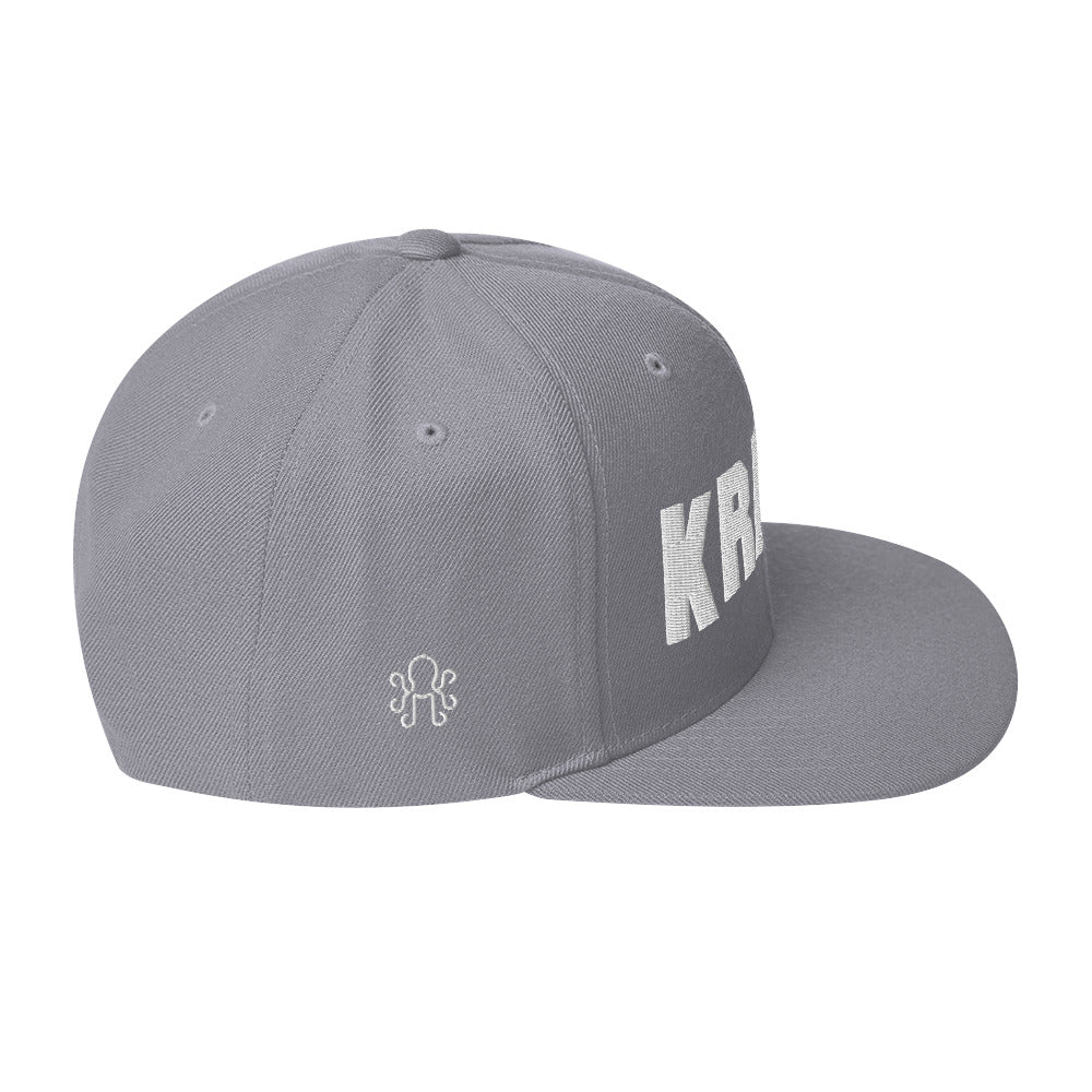 Kraken Gray Snapback Hat - Kraken Golf