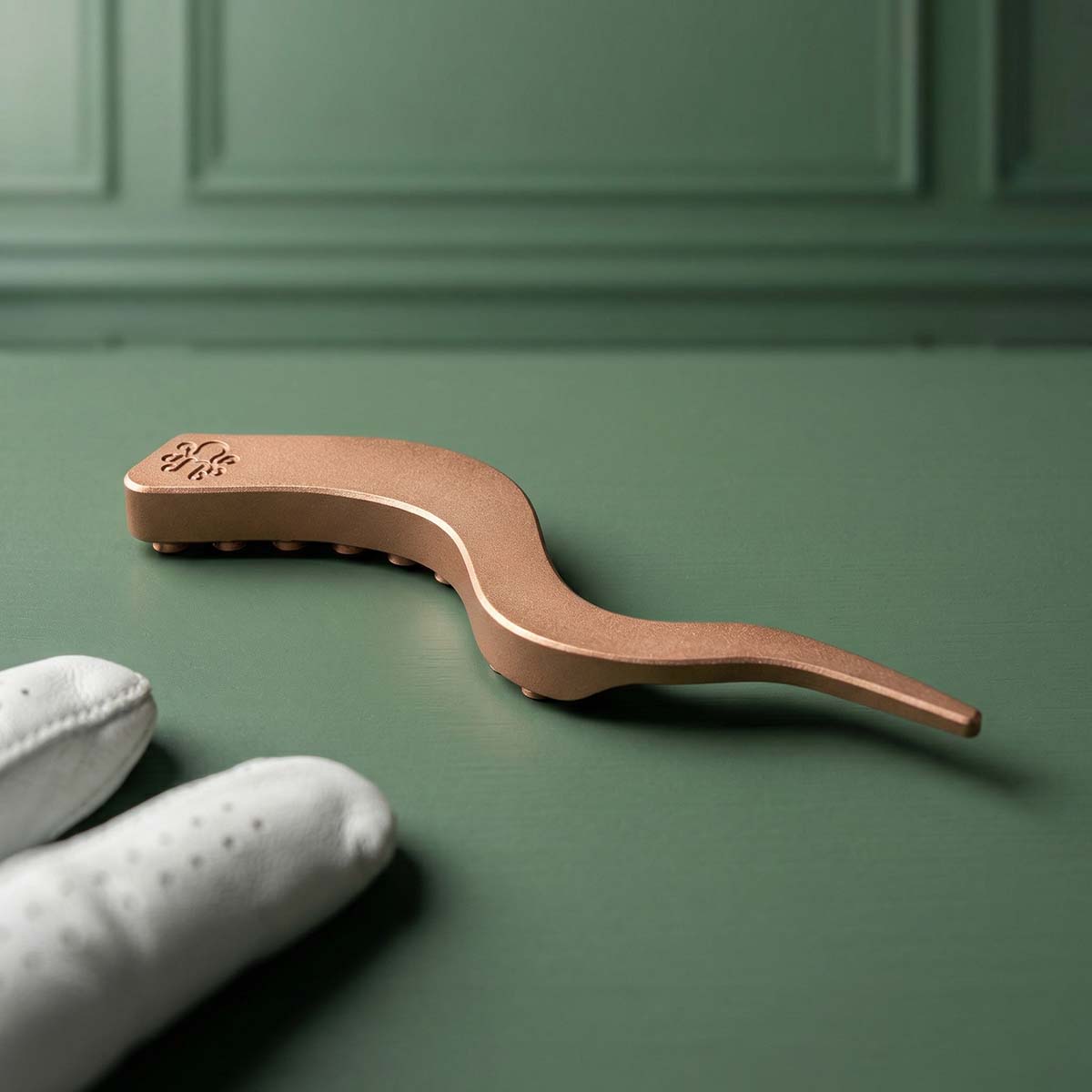 Backside of Kraken copper tentacle pitch tool