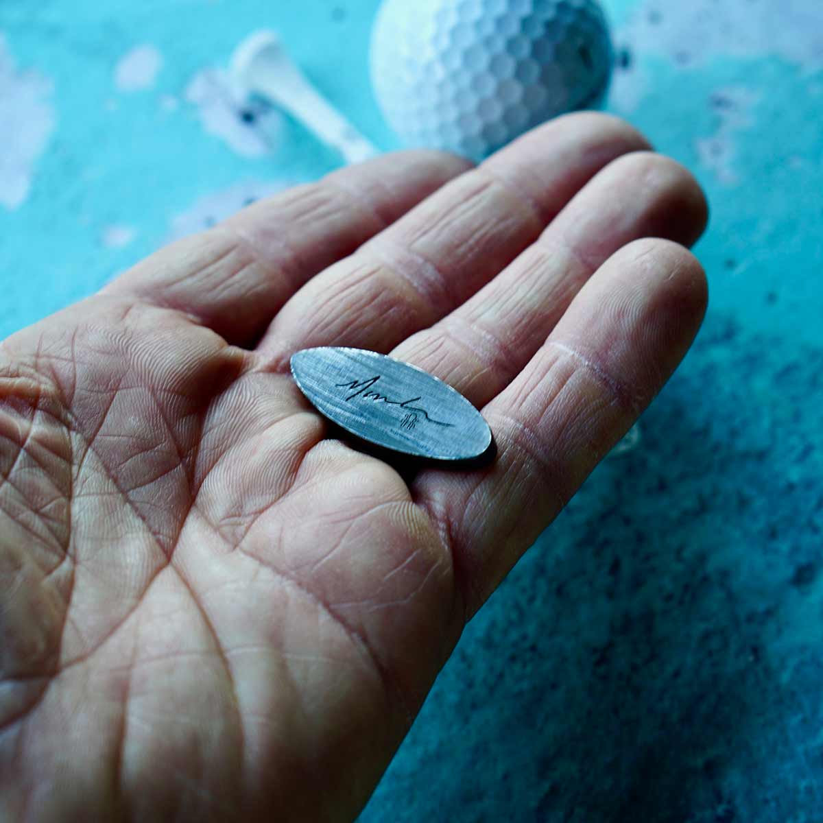 Damascus Steel Surfboard Marker