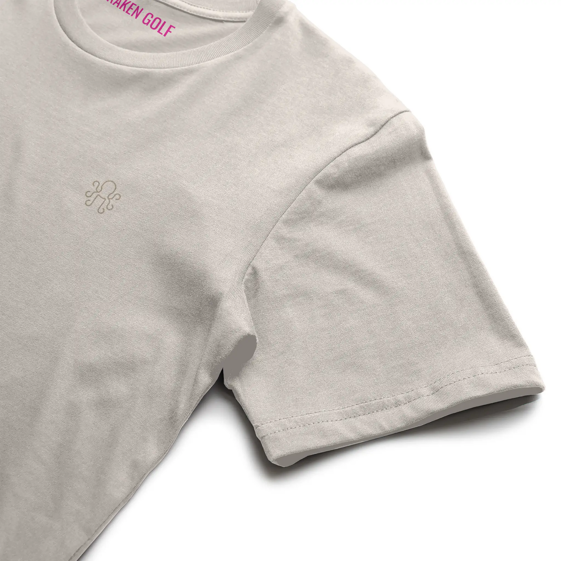 Ivory Kraken Golf heavyweight t-shirt sleeve