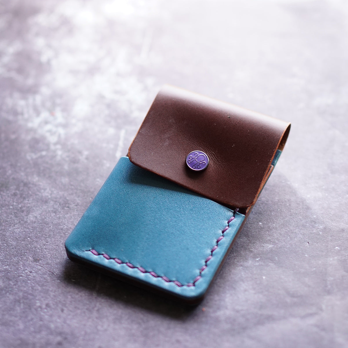 Fred Tool Holder - Blues with Purple Accents