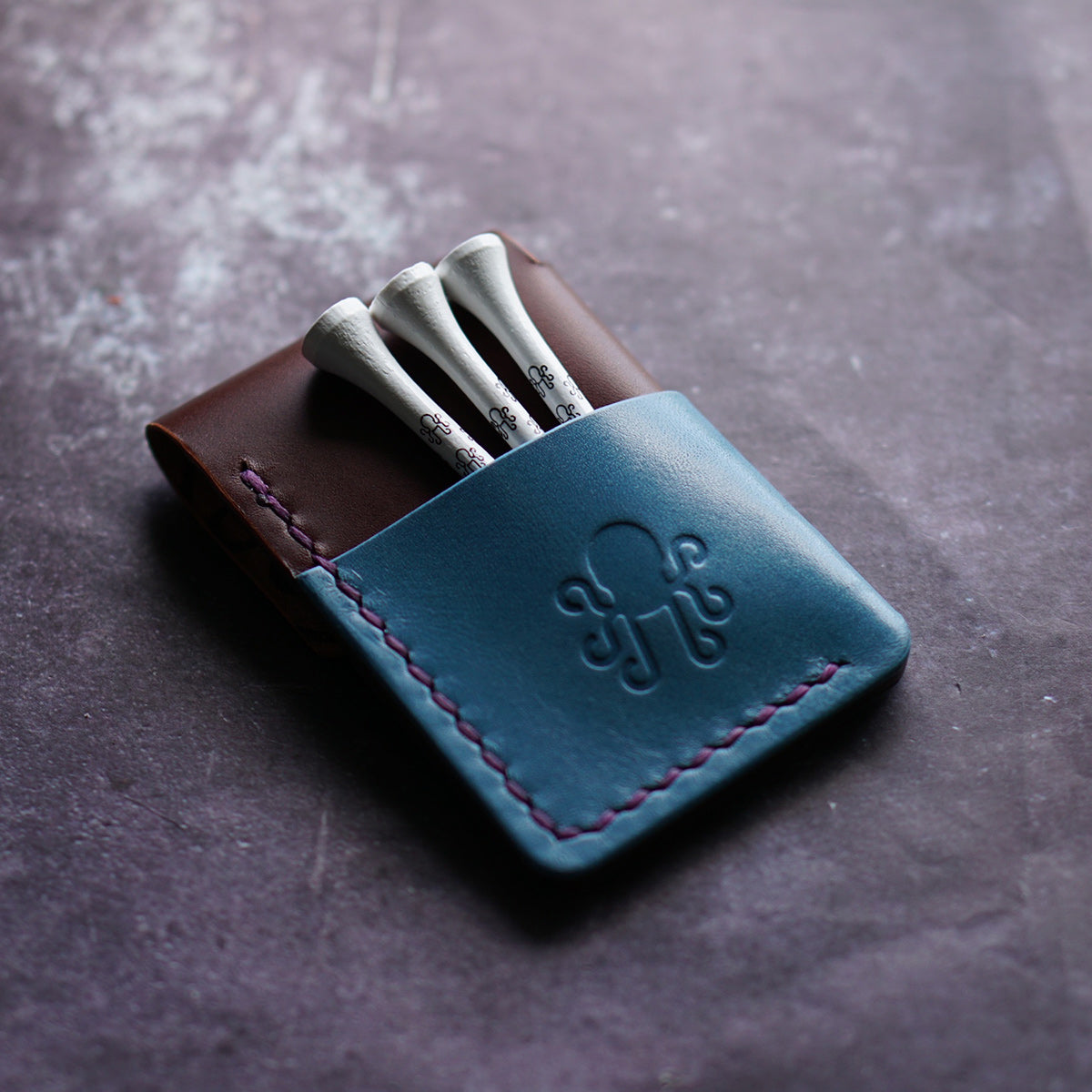 Fred Tool Holder - Blues with Purple Accents