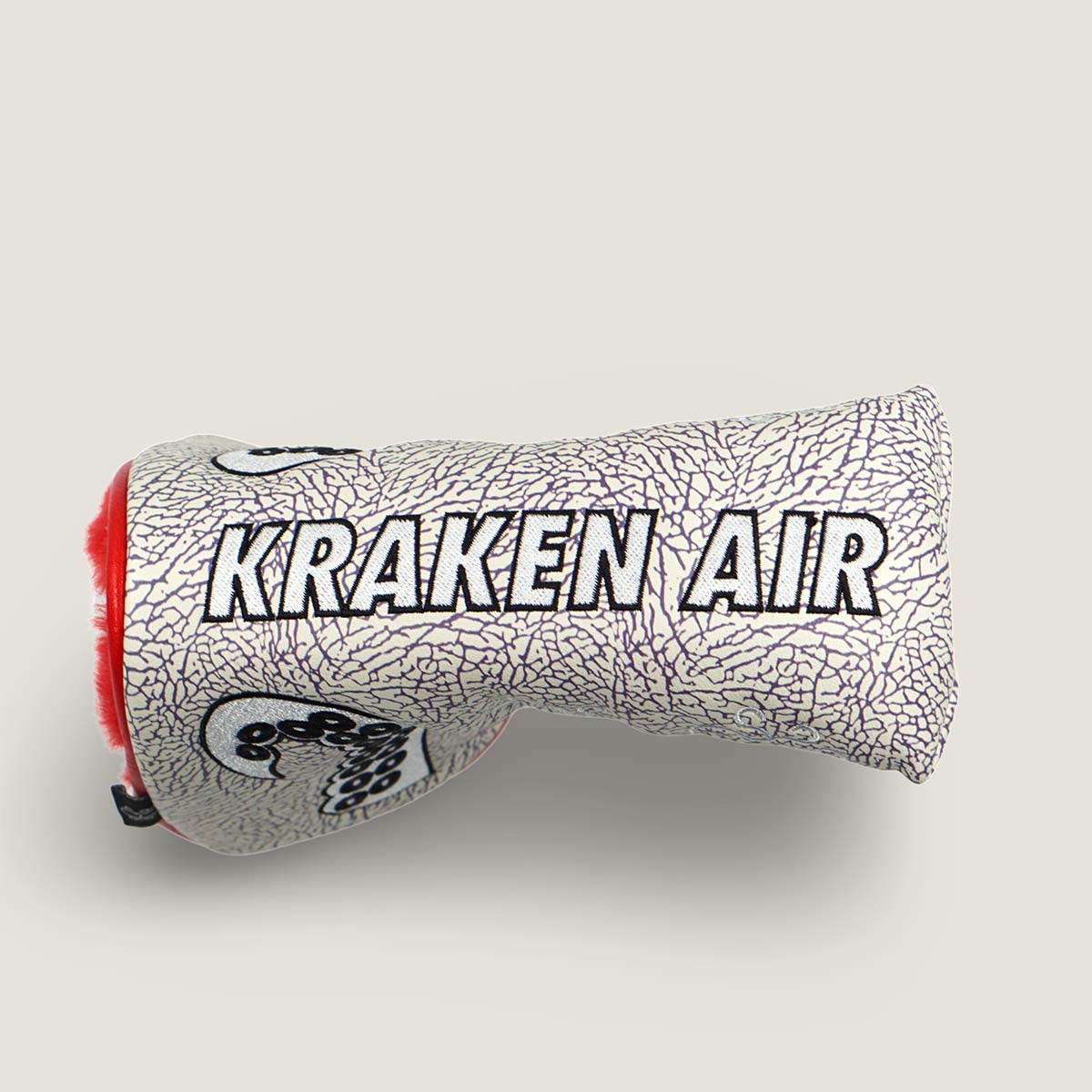 Kraken Air Blade Putter Headcover - Chicago Red Elephant Print