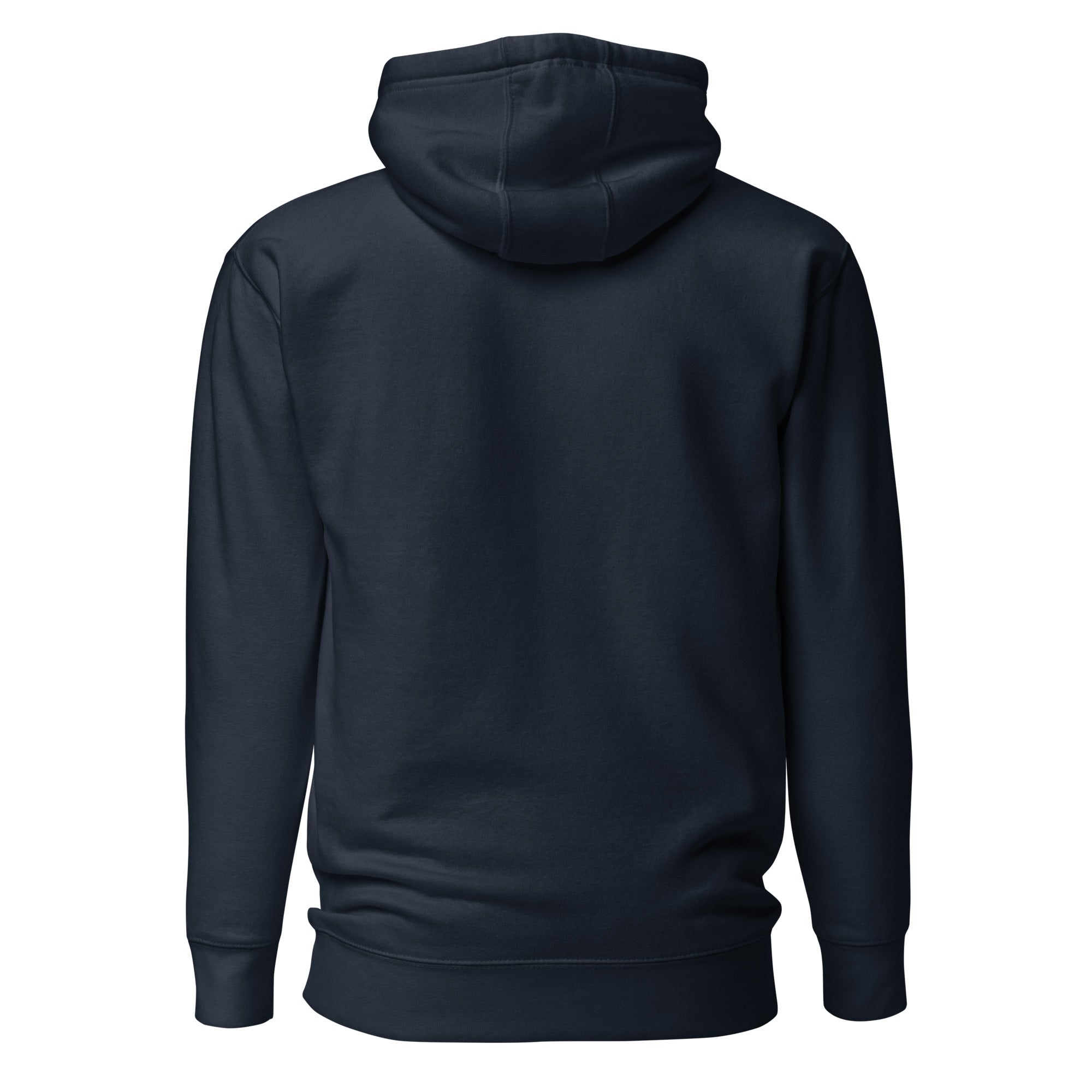 Deep navy golf hoodie featuring stitched Kraken emblem