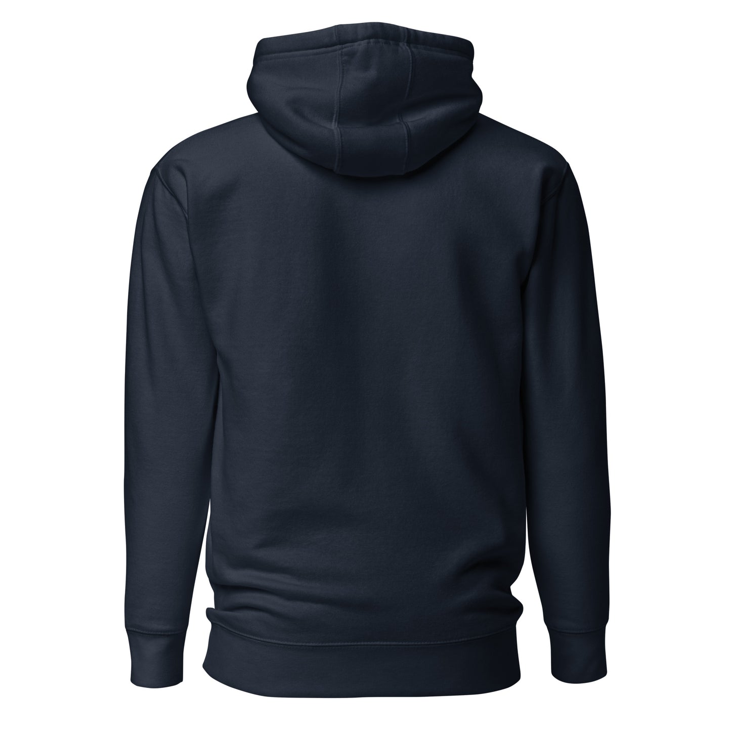 Deep navy golf hoodie featuring stitched Kraken emblem