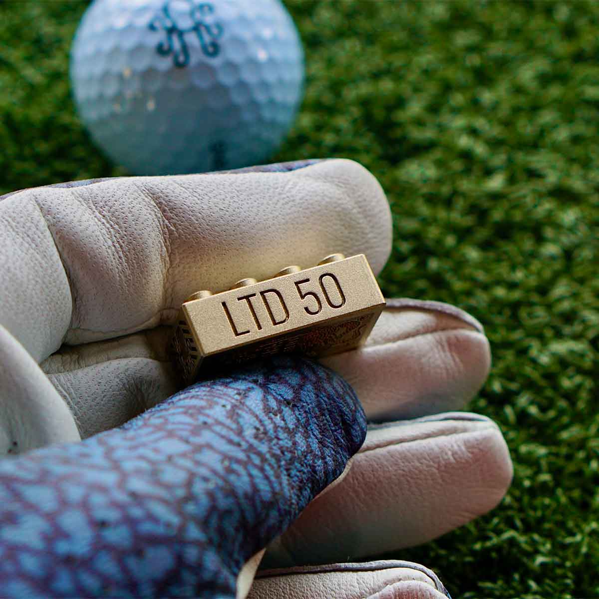 Opposite side of Brix marker showing LTD 50 engraving indicating limited edition of 50 pieces