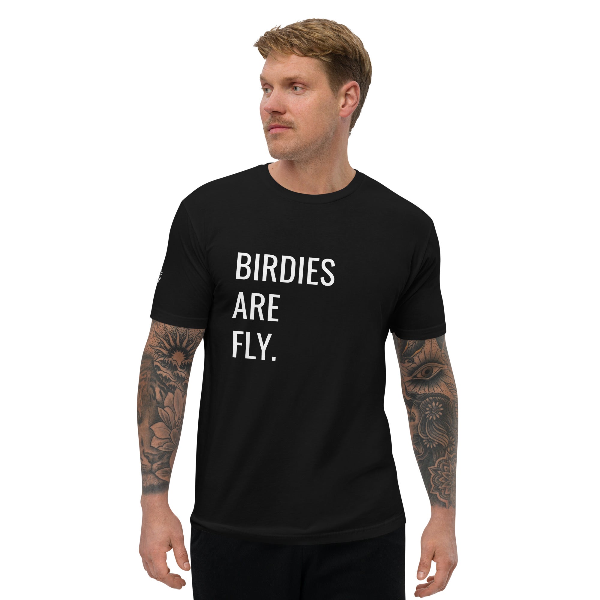 BIRDIES ARE FLY. T-Shirt Black - Kraken Golf