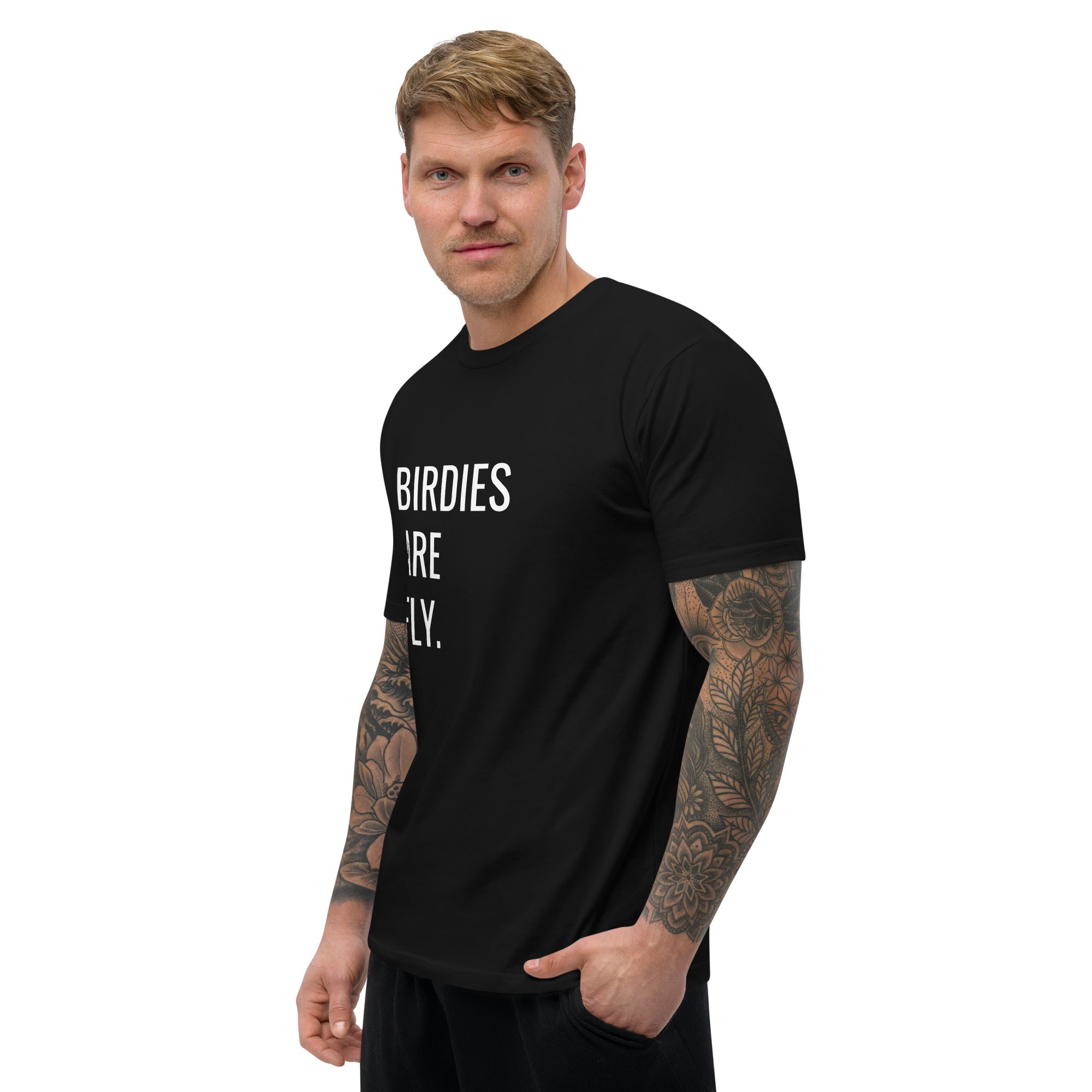 BIRDIES ARE FLY. T-Shirt Black - Kraken Golf