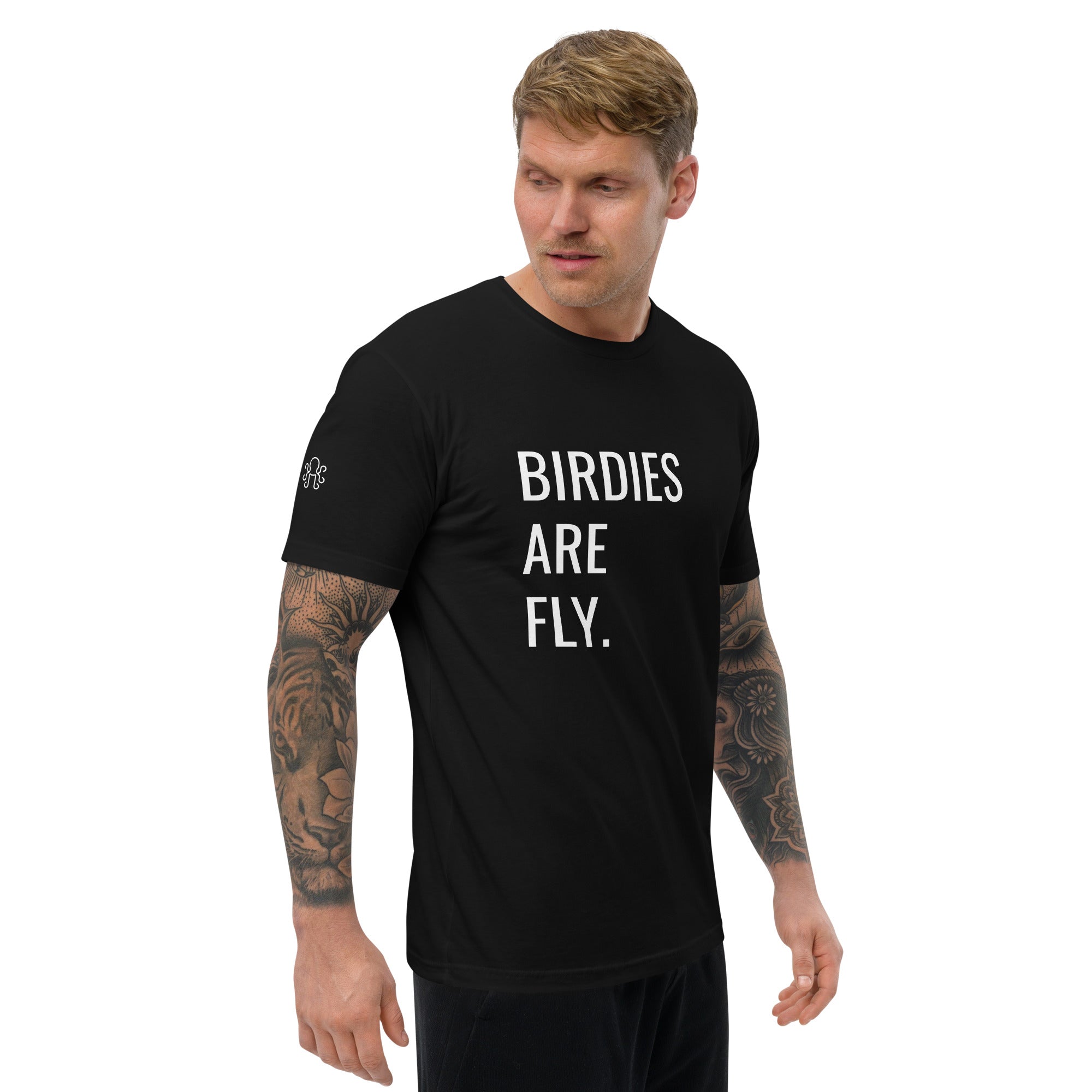 BIRDIES ARE FLY. T-Shirt Black - Kraken Golf