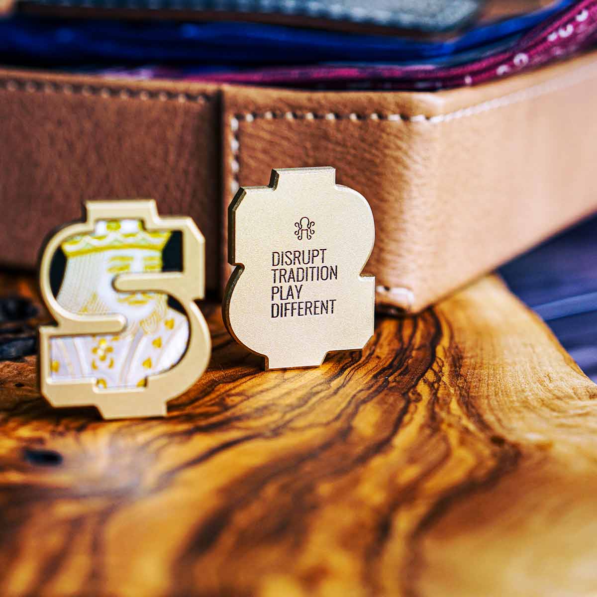 Money Playing Card Inlay Marker - Black Card