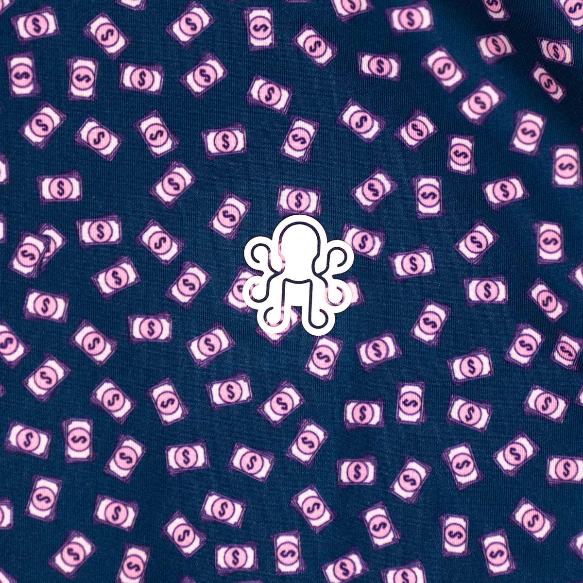 Kraken Solid Golf Polo - Navy Money