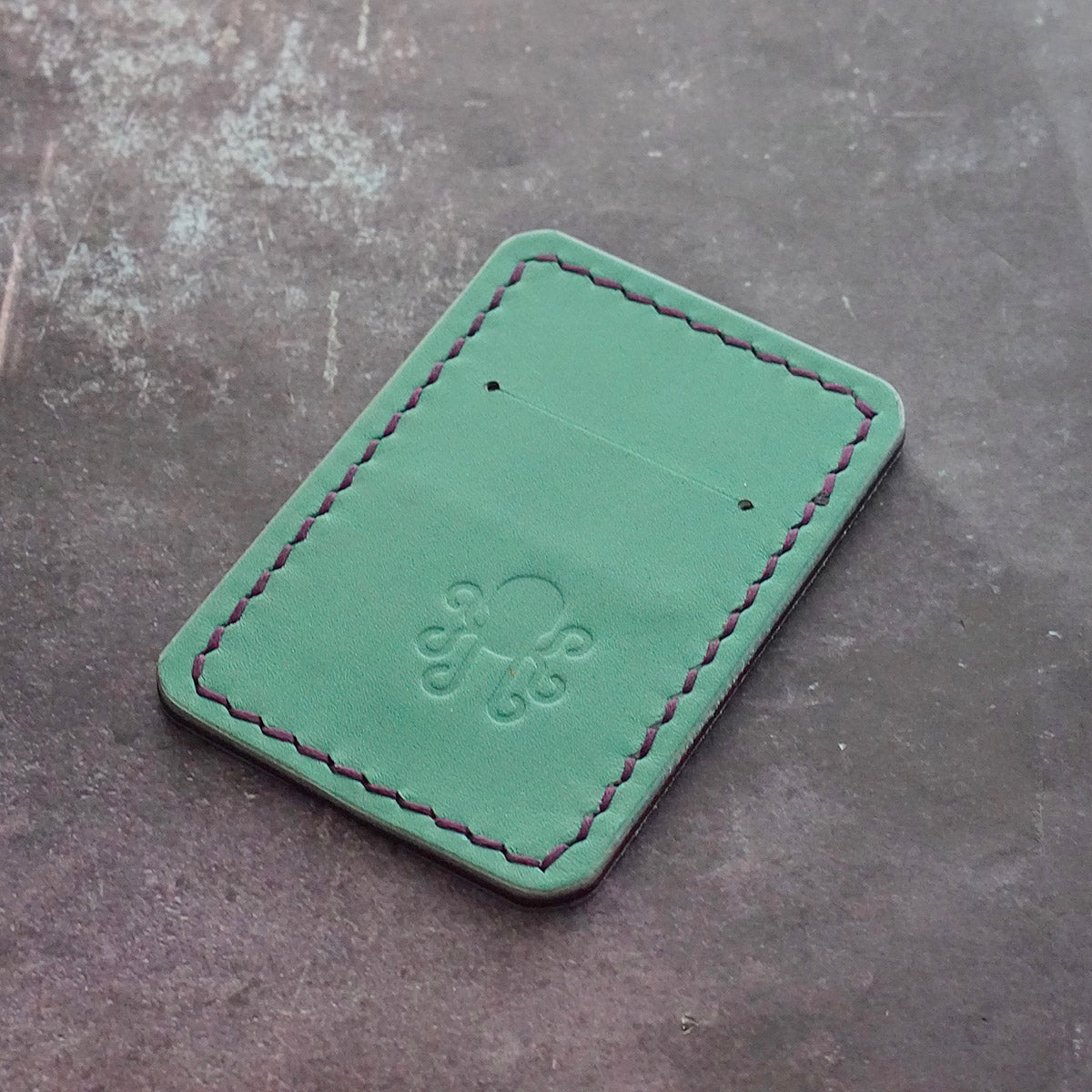 Norman Leather Tool Holder - Black and Black Marble Shell Cordovan - Kraken Golf