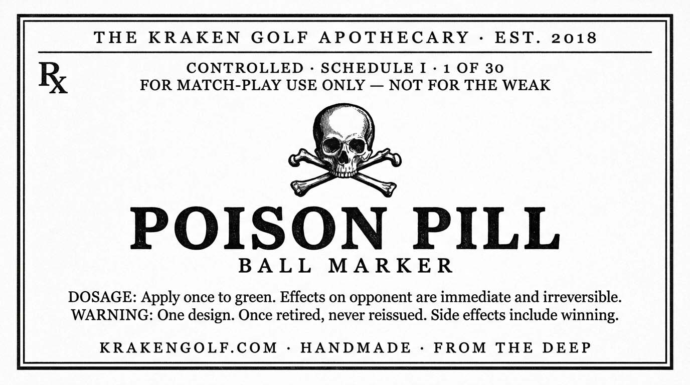 Blacklist 034 Poison Pill marker prescription pill bottle label
