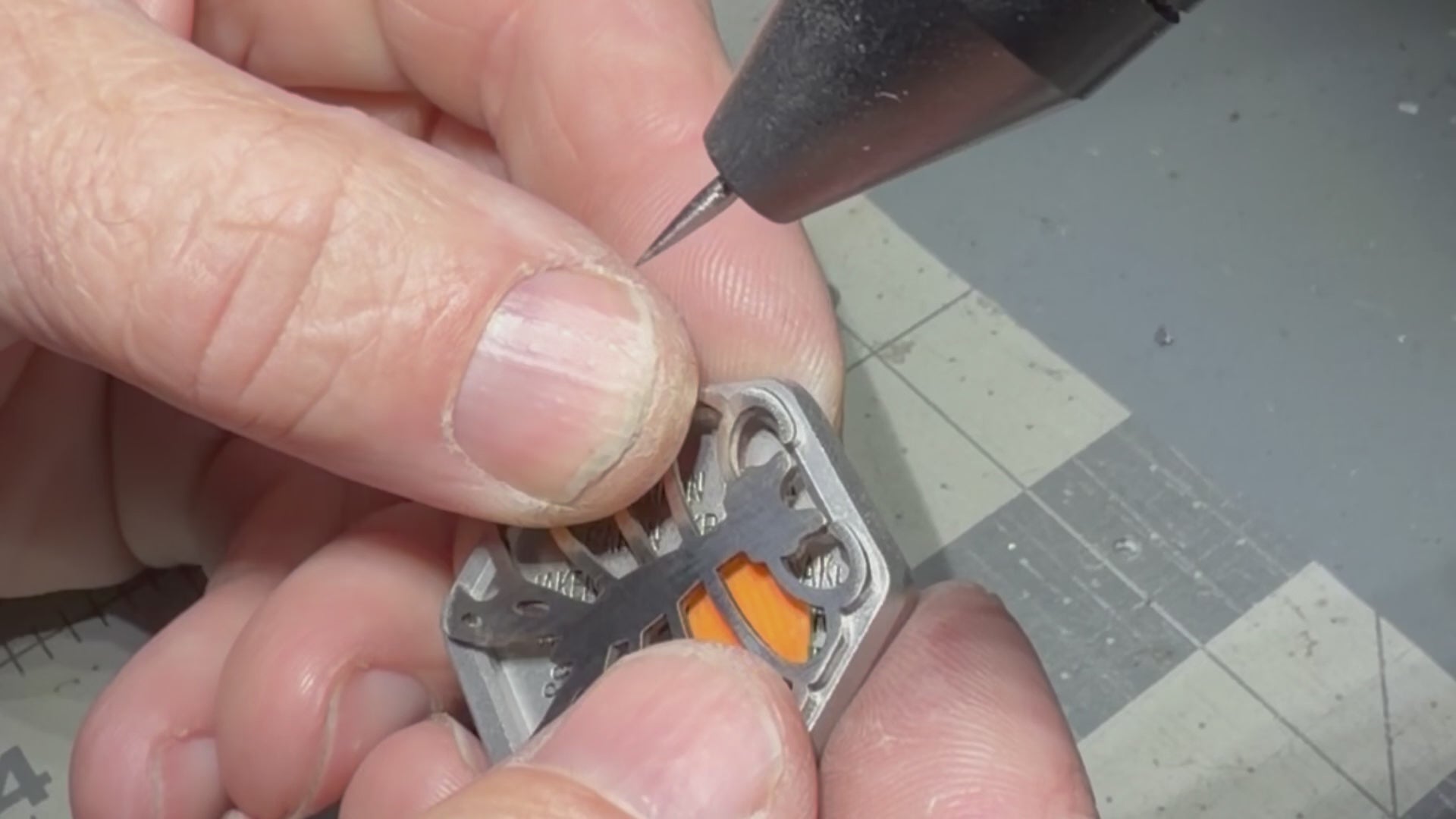 Load video: Every Kraken piece is shaped, torched, cut, or filled by Marc himself in The Den. One-man shop. No assembly line. No second runs.