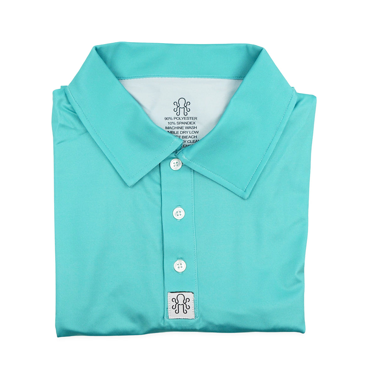 Kraken Solid Polo - Sea Foam Blue