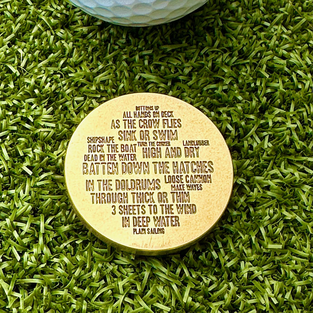 Sink or Swim Golf Ball Marker