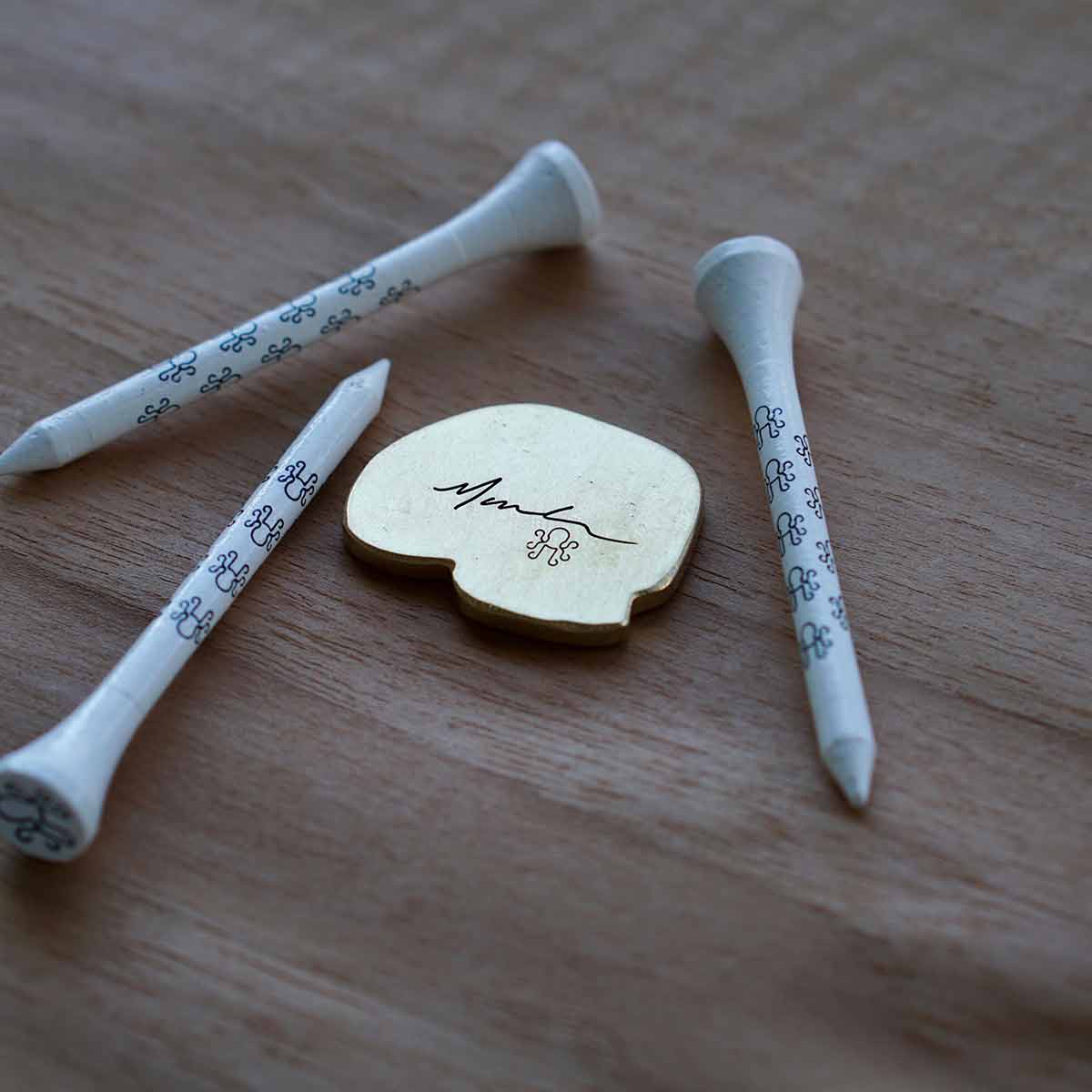 Skully Woody Marker - Brass