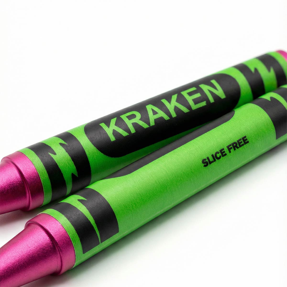 Two Kraken Slice Free pitch tools on a white background