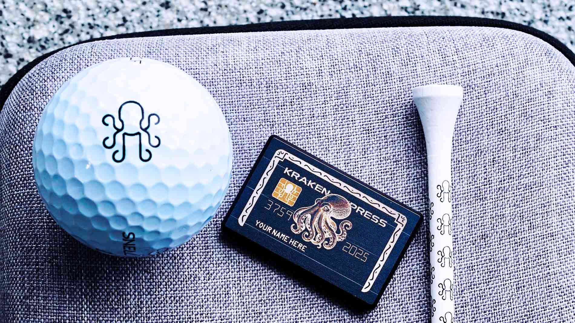 The Black Card | Kraken Golf Ball Marker