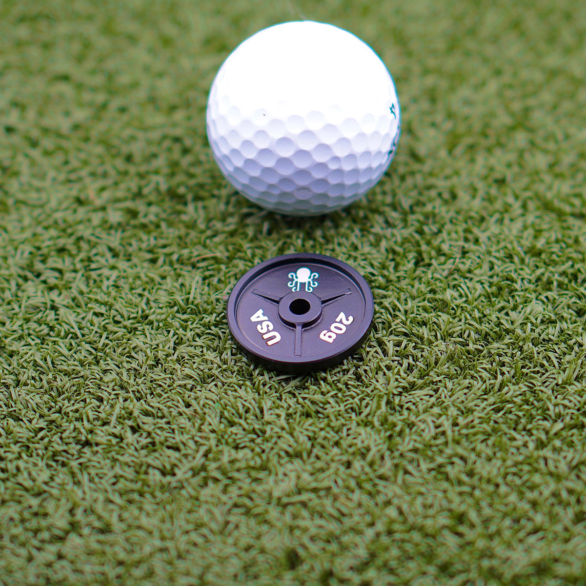 Weight Plate Ball Marker