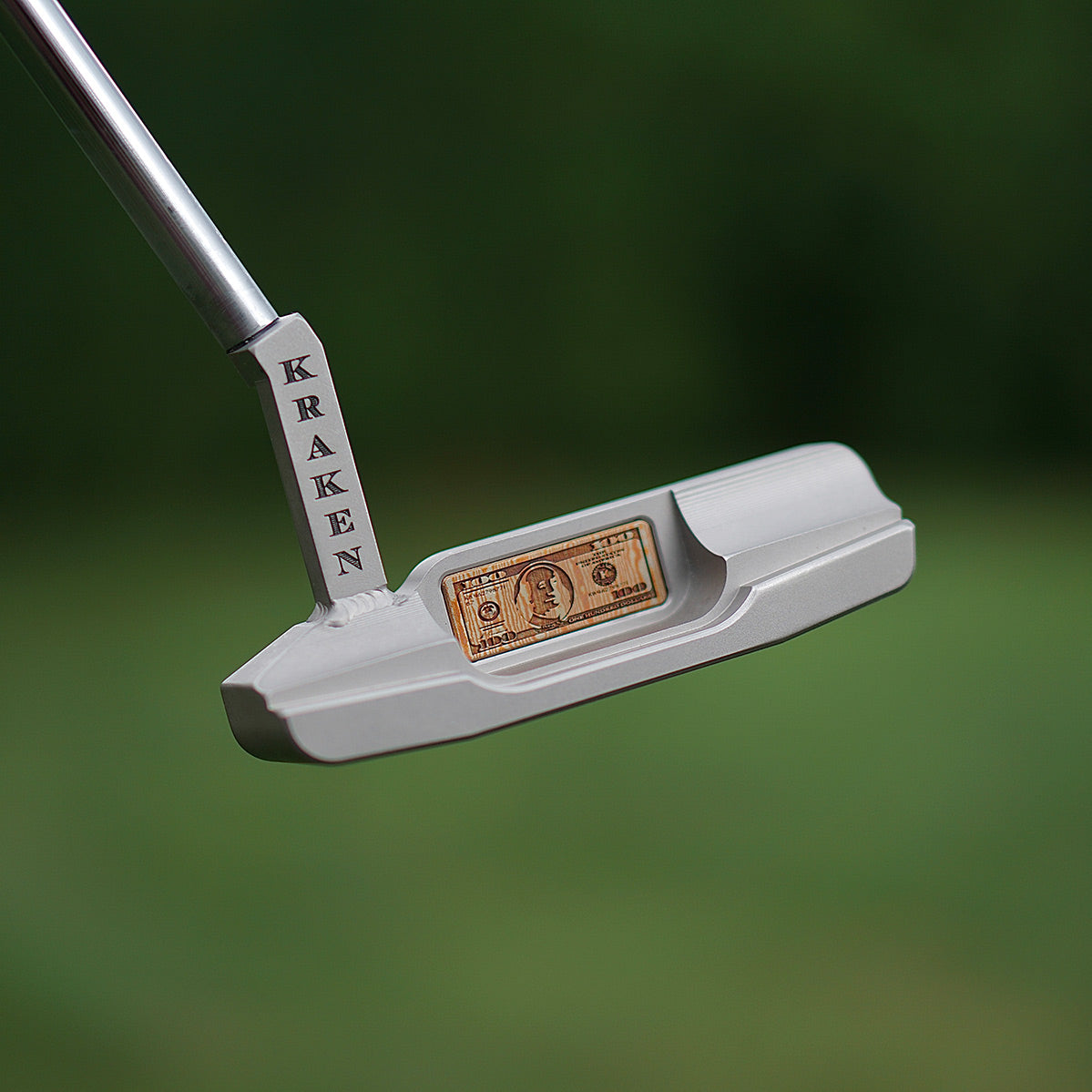 3.0 Bourne Putter - Stainless Steel Mokume $100 Inlay