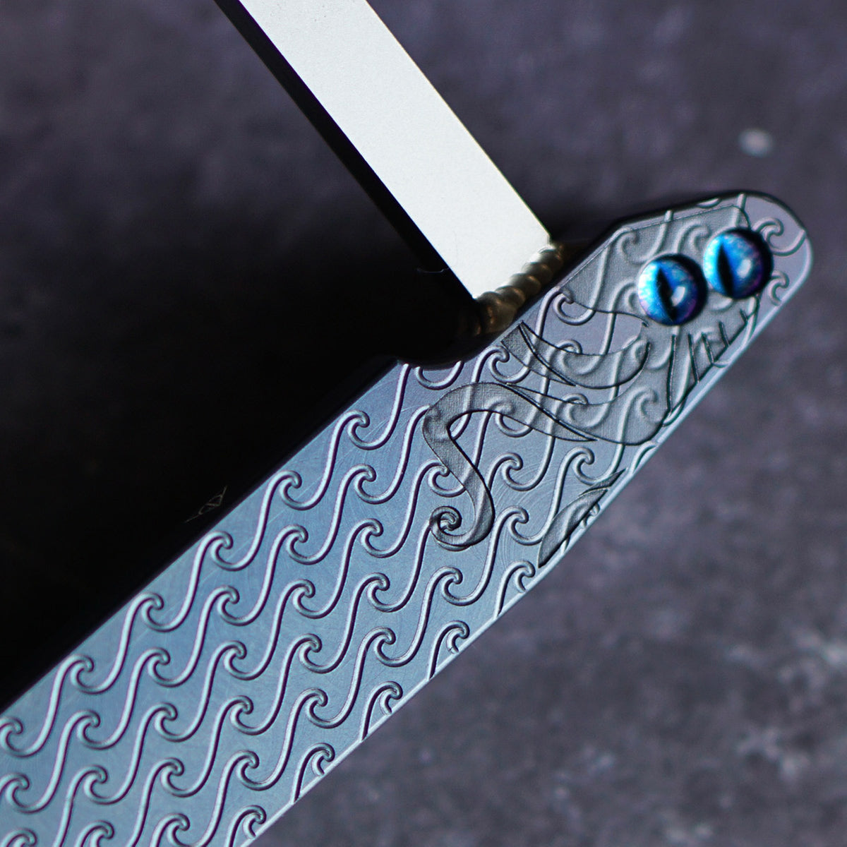 Putter Inlay 4.0 Bourne Putter - Blued Carbon Steel Koi with $100 Bill Inlay ...