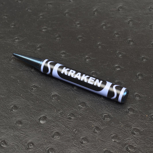 Blue Crayon Divot Tool - 1st Edition - Carbon Steel