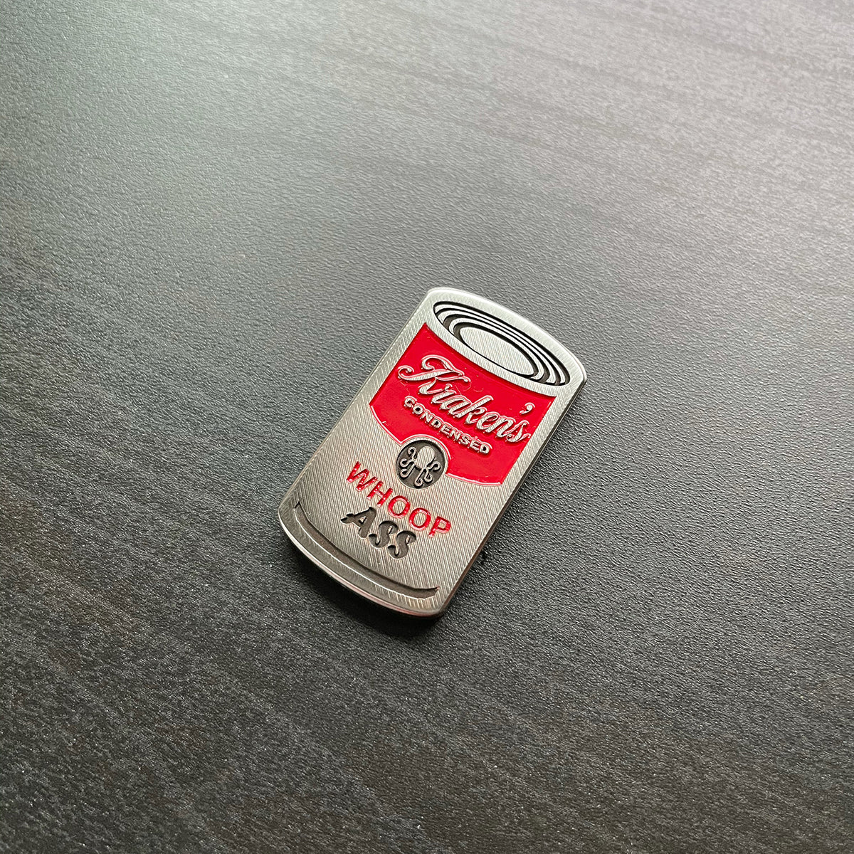 Can of Whoop Ass Ball Marker - 303 Stainless Steel