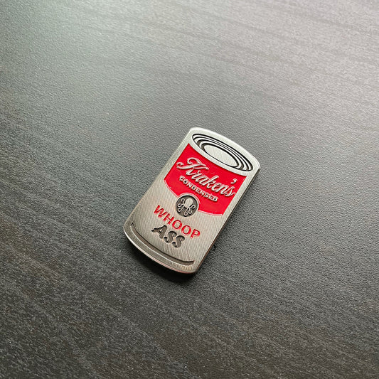 Can of Whoop Ass Ball Marker - 303 Stainless Steel