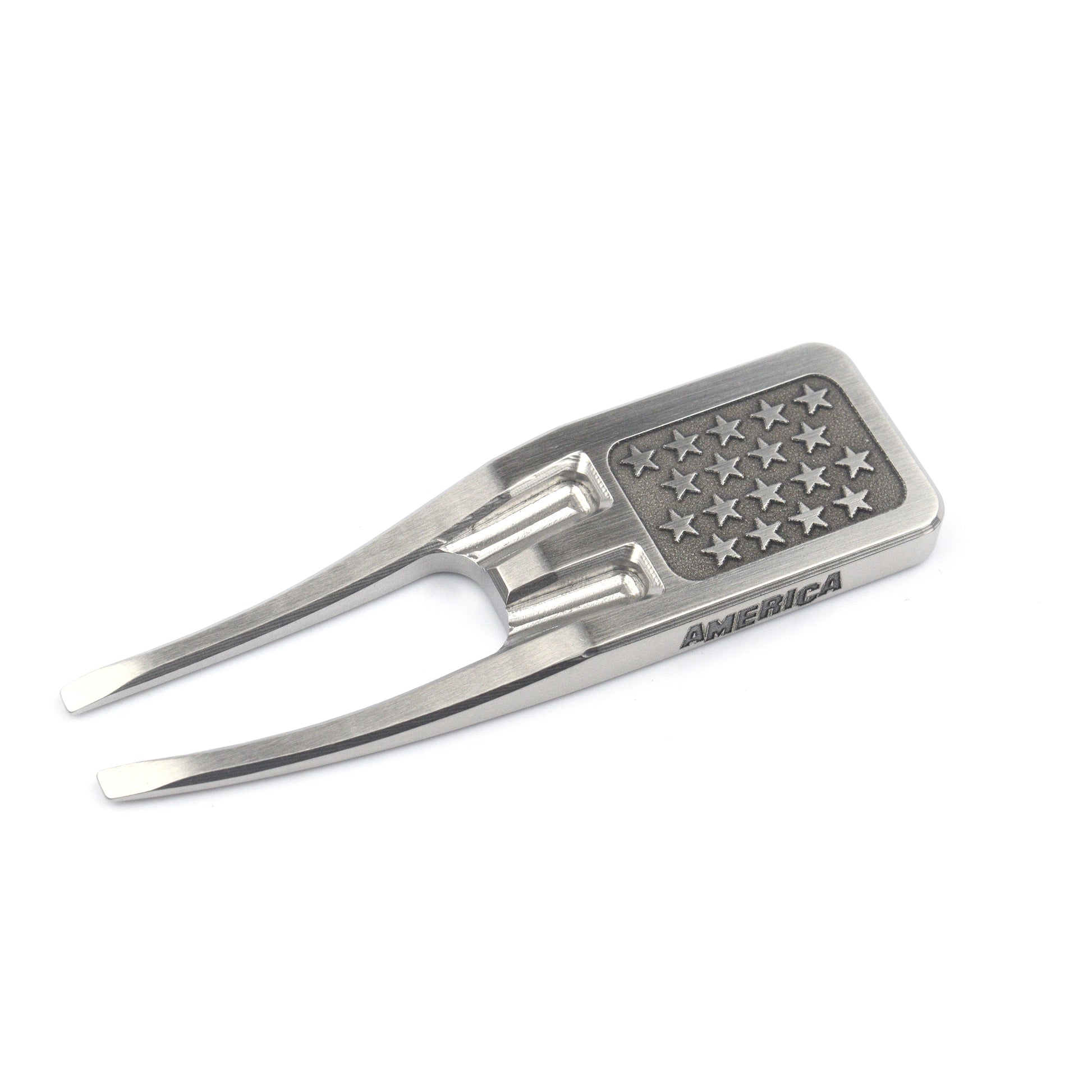 Flag Divot Tool - Stainless Steel