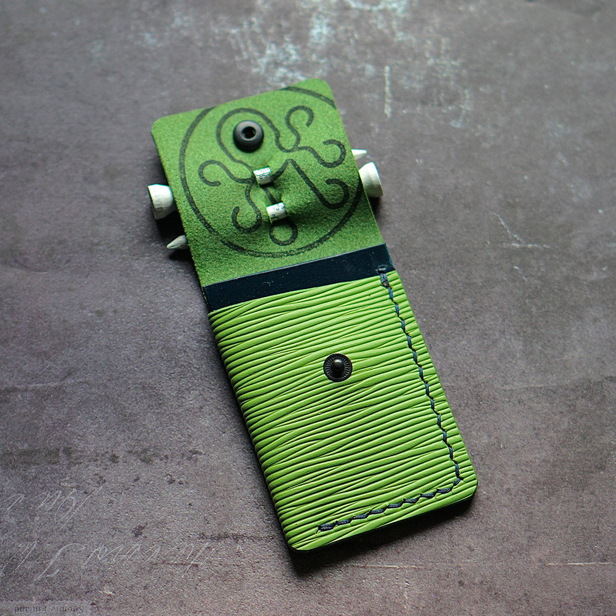 Fred Tool Holder - Lime Green & Navy