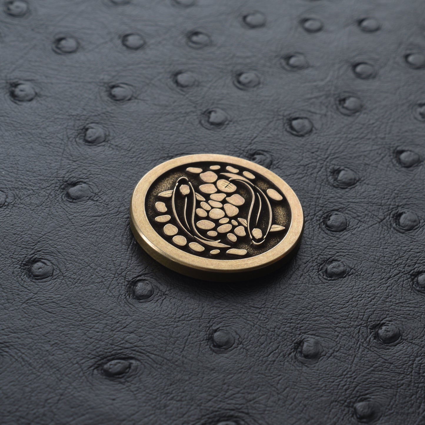 Koi Pond Ball Marker - Brass - 1st Edition
