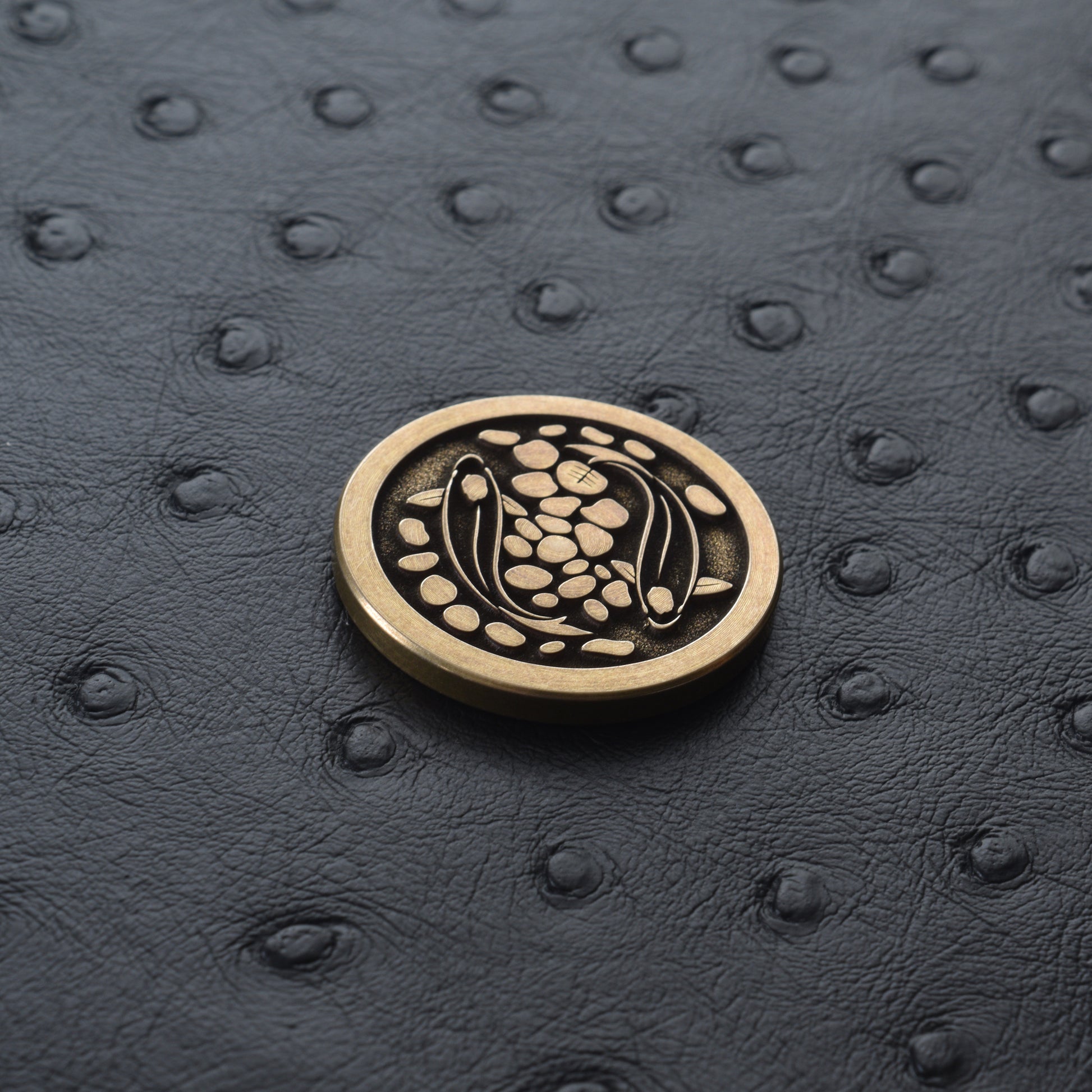 Koi Pond Ball Marker - Brass - 1st Edition