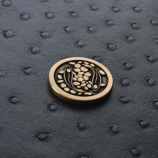 Koi Pond Ball Marker - Brass - 1st Edition